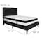 Flash Furniture Full Platform Bed Set, Black SL-BMF-22-GG - alternate 3